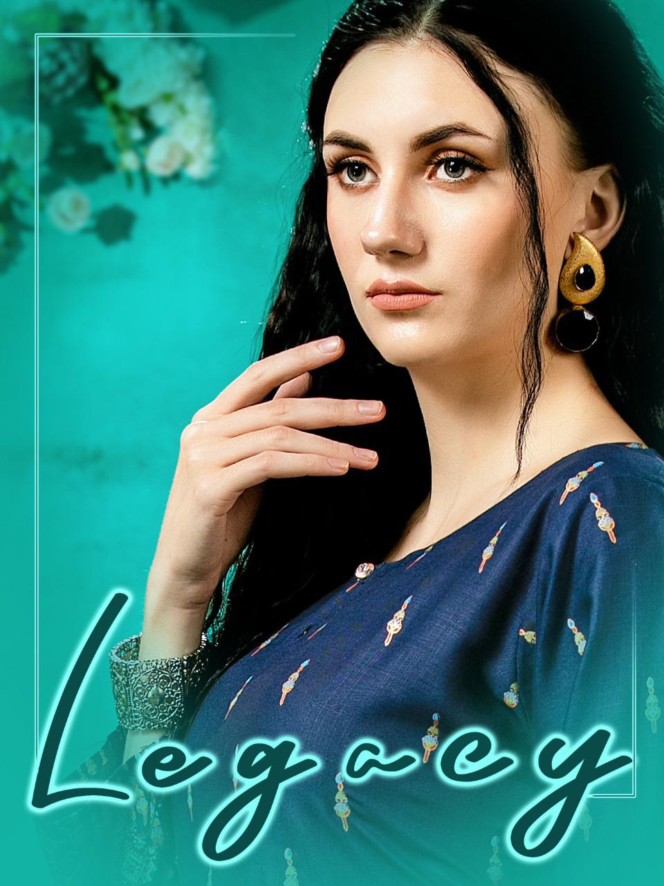 Legacy Latest Ethnic Wear Straight Cut Rayon Designer Kurti Collection
